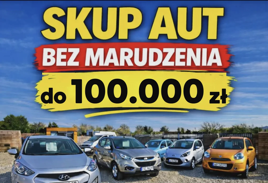 Skup aut Radom bez marudzenia - kupujemy auta do 100.000 zł